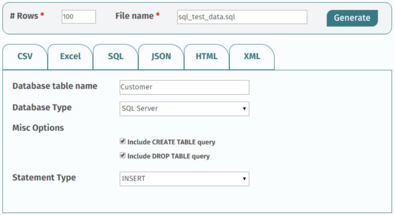Generating Test Data for Forms & Databases to Build Robust Apps